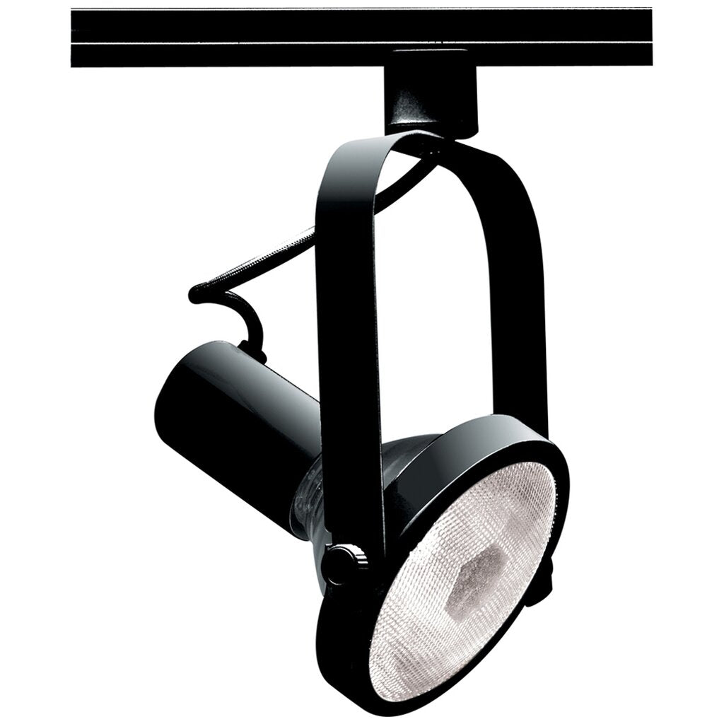 Satco TH223 Track Head Fixture 1 Light - PAR30 Gimbal Ring Black