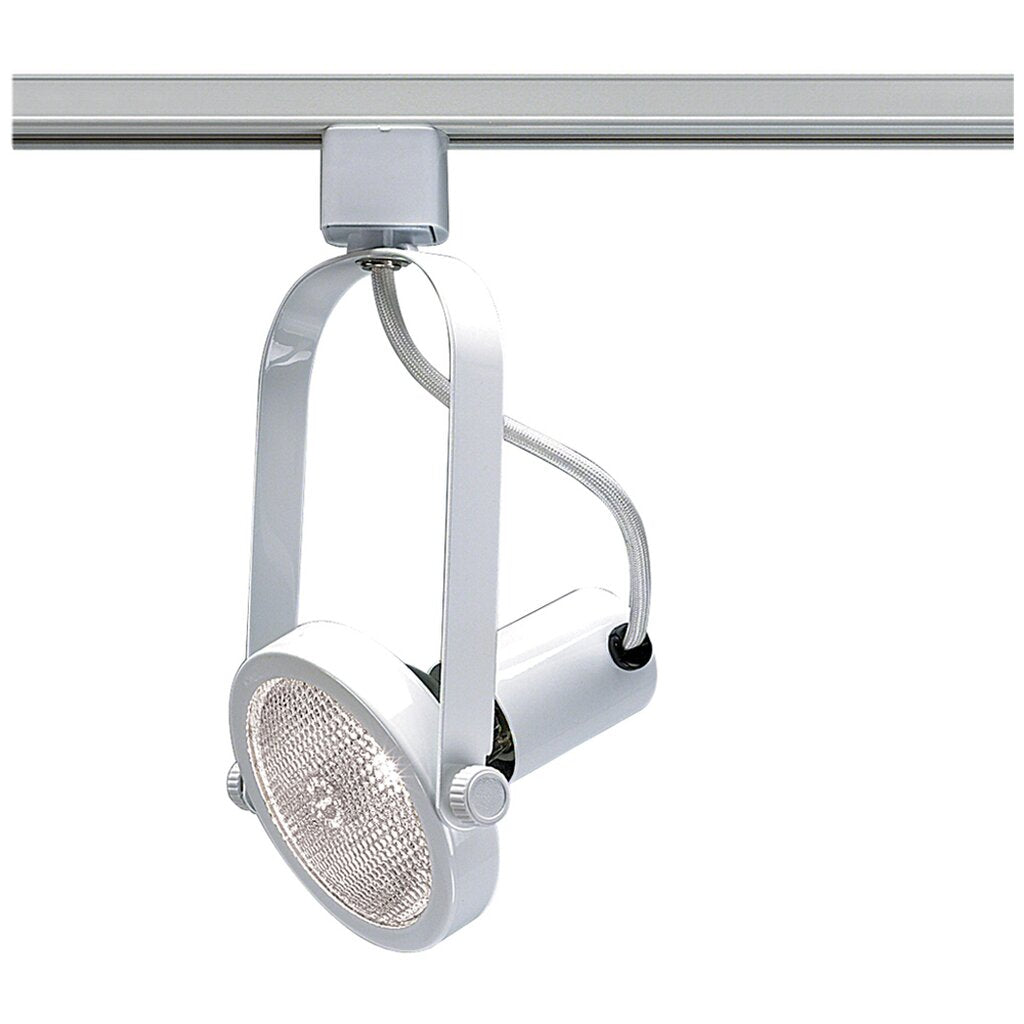 Satco TH222 Track Head Fixture 1 Light - PAR30 Gimbal Ring White