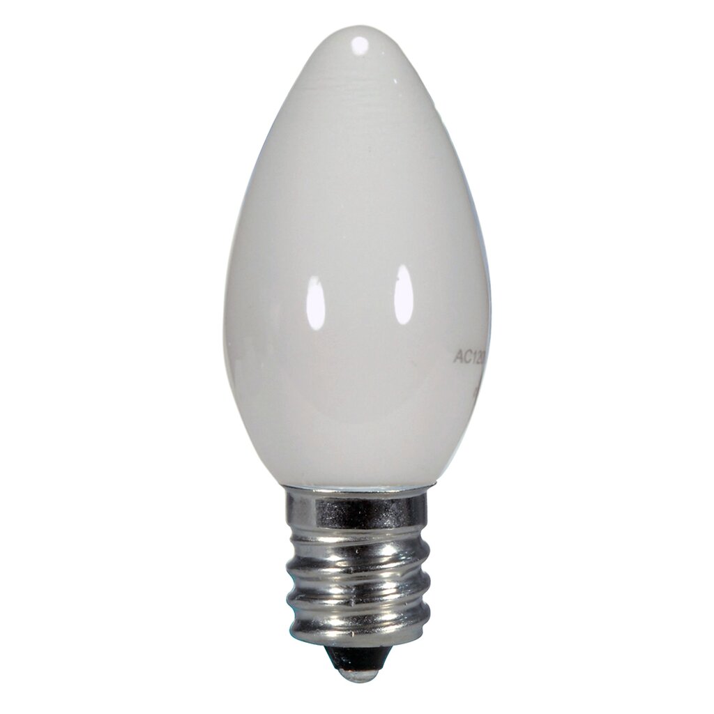 12 pack - Satco S9157 0.5W C7 LED Light Bulb