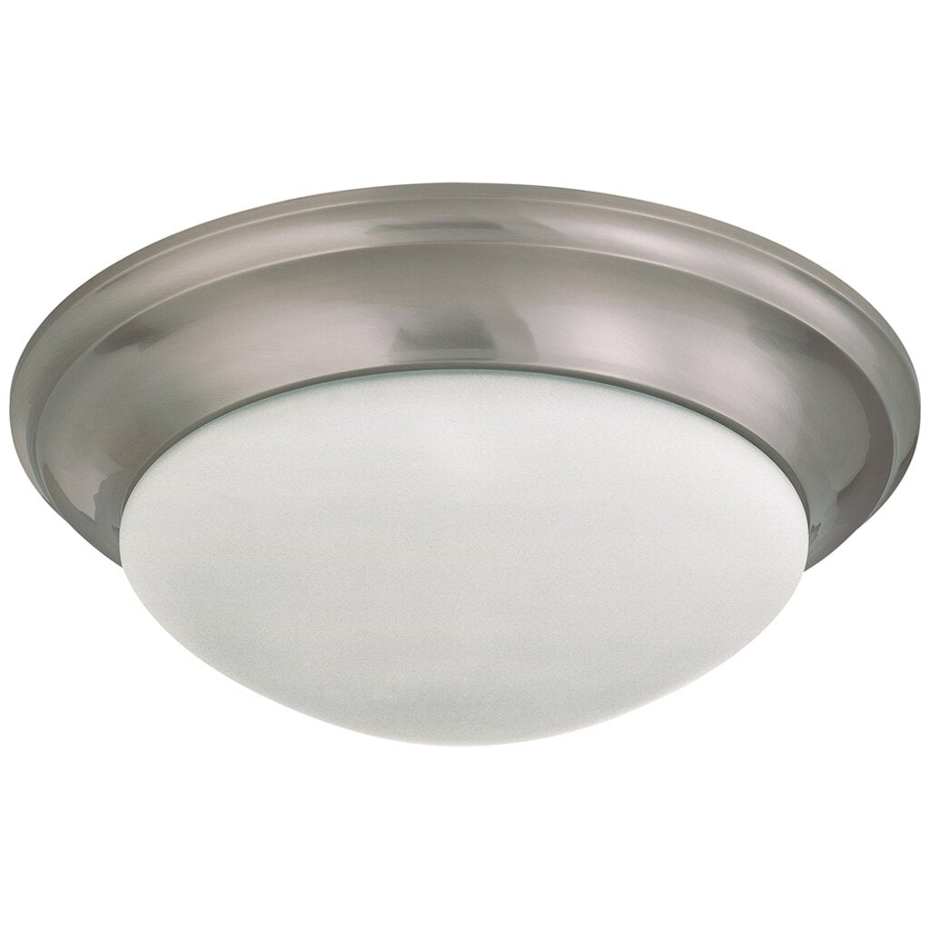 Satco 60-3273 Flush Mount Fixture 3 Light; 17 in.; Twist and Lock with