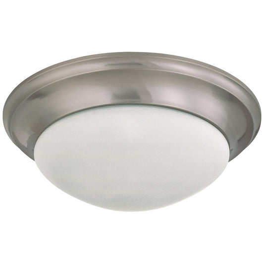 Satco 60-3273 Flush Mount Fixture 3 Light; 17 in.; Twist and Lock with