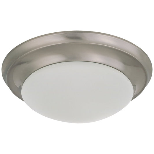 Satco 60-3271 Flush Mount Fixture 1 Light 12 in. Twist & Lock with