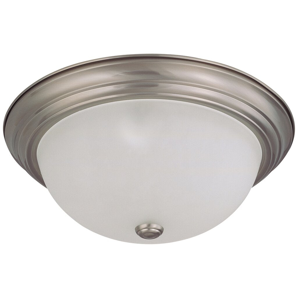 Satco 60-3263 Flush Mount Fixture 3 Light; 15 in.; with Frosted White