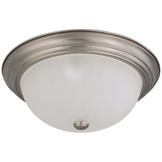 Satco 60-3263 Flush Mount Fixture 3 Light; 15 in.; with Frosted White