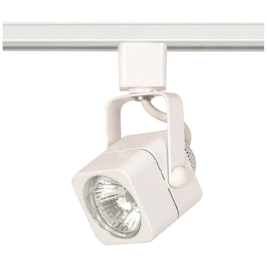 Satco TH312 Track Head Fixture 1 Light - MR16 120V Square White Finish