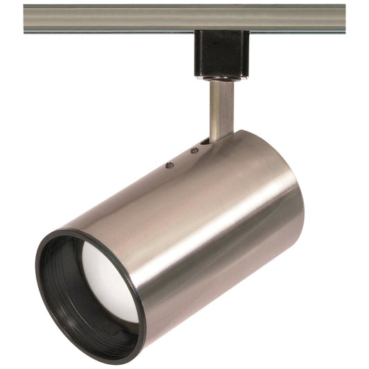 Satco TH307 Track Head Fixture 1 Light - R20 Straight Cylinder Brushed