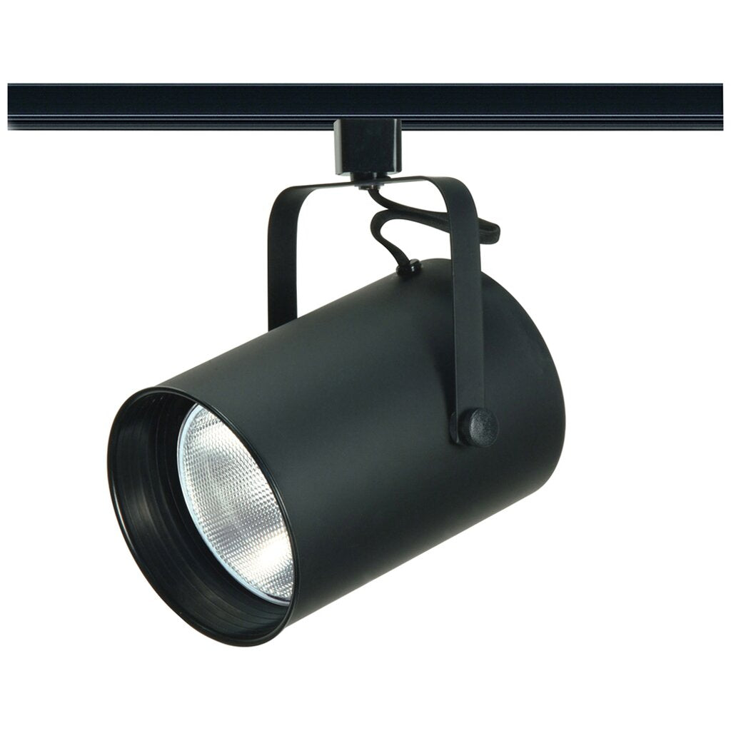 Satco TH284 Track Head Fixture 1 Light - R40 Straight Cylinder Black