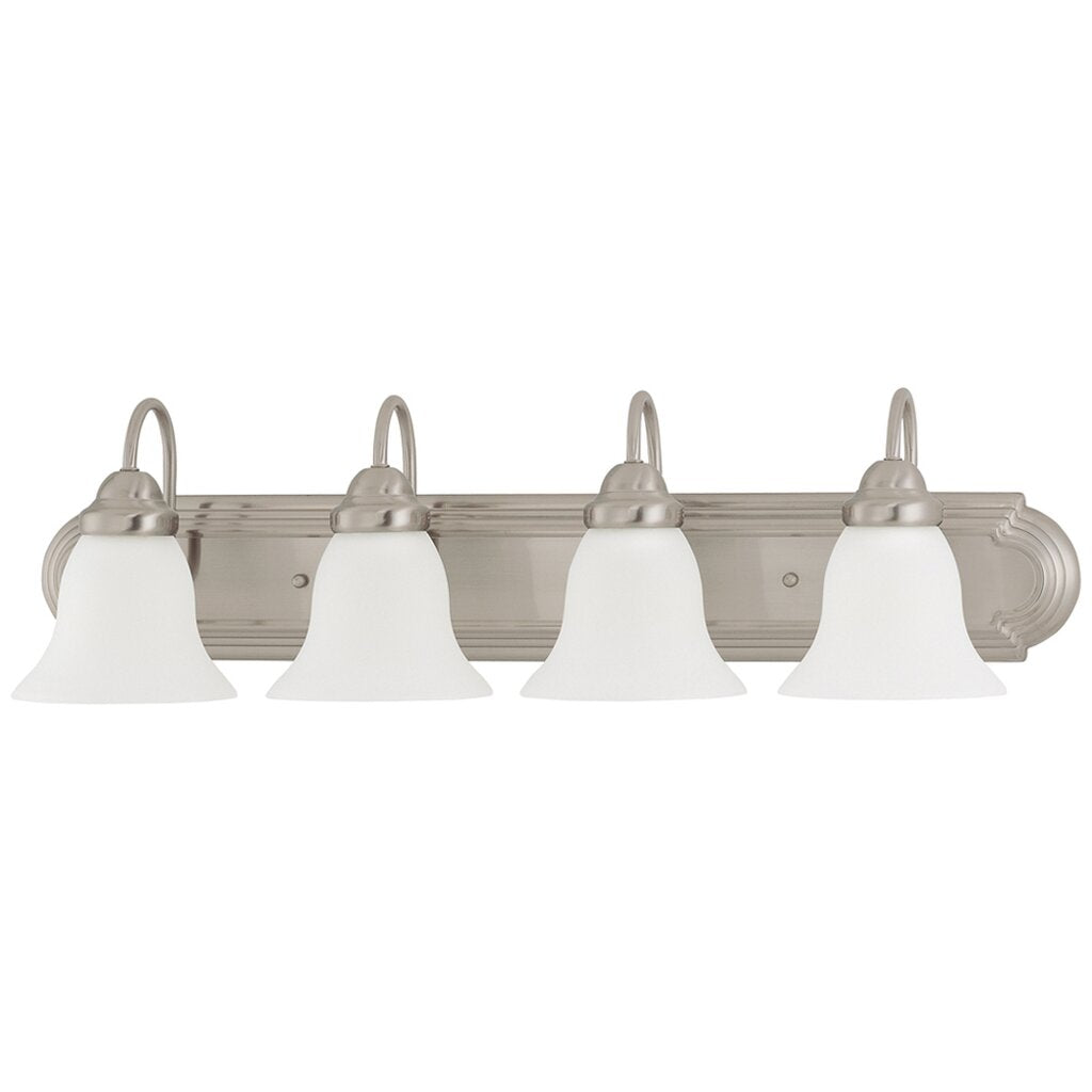Satco 60-3281 Vanity Fixture Ballerina; 4 Light; 30 in.; with Frosted