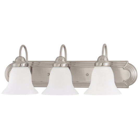 Satco 60-3279 Vanity Fixture Ballerina; 3 Light; 24 in.; with Frosted