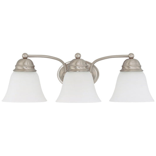 Satco 60-3266 Vanity Fixture Empire; 3 Light; 21 in.; with Frosted