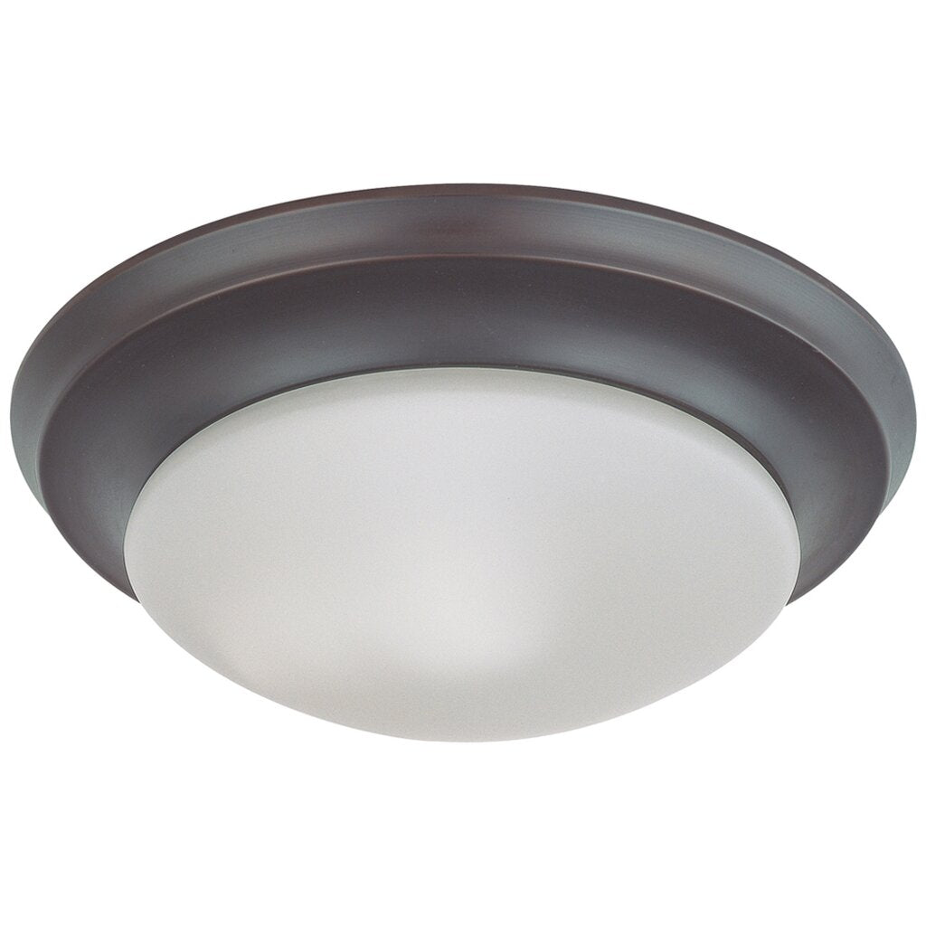 Satco 60-3175 Flush Mount Fixture 1 Light; 12 in.; Twist and Lock with