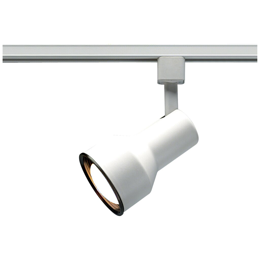 Satco TH204 Track Head Fixture 1 Light - R20 Step Cylinder White