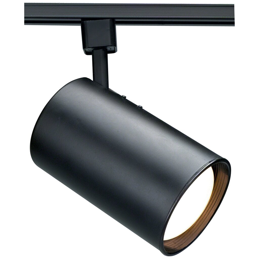 Satco TH201 Track Head Fixture 1 Light - R20 Straight Cylinder Black