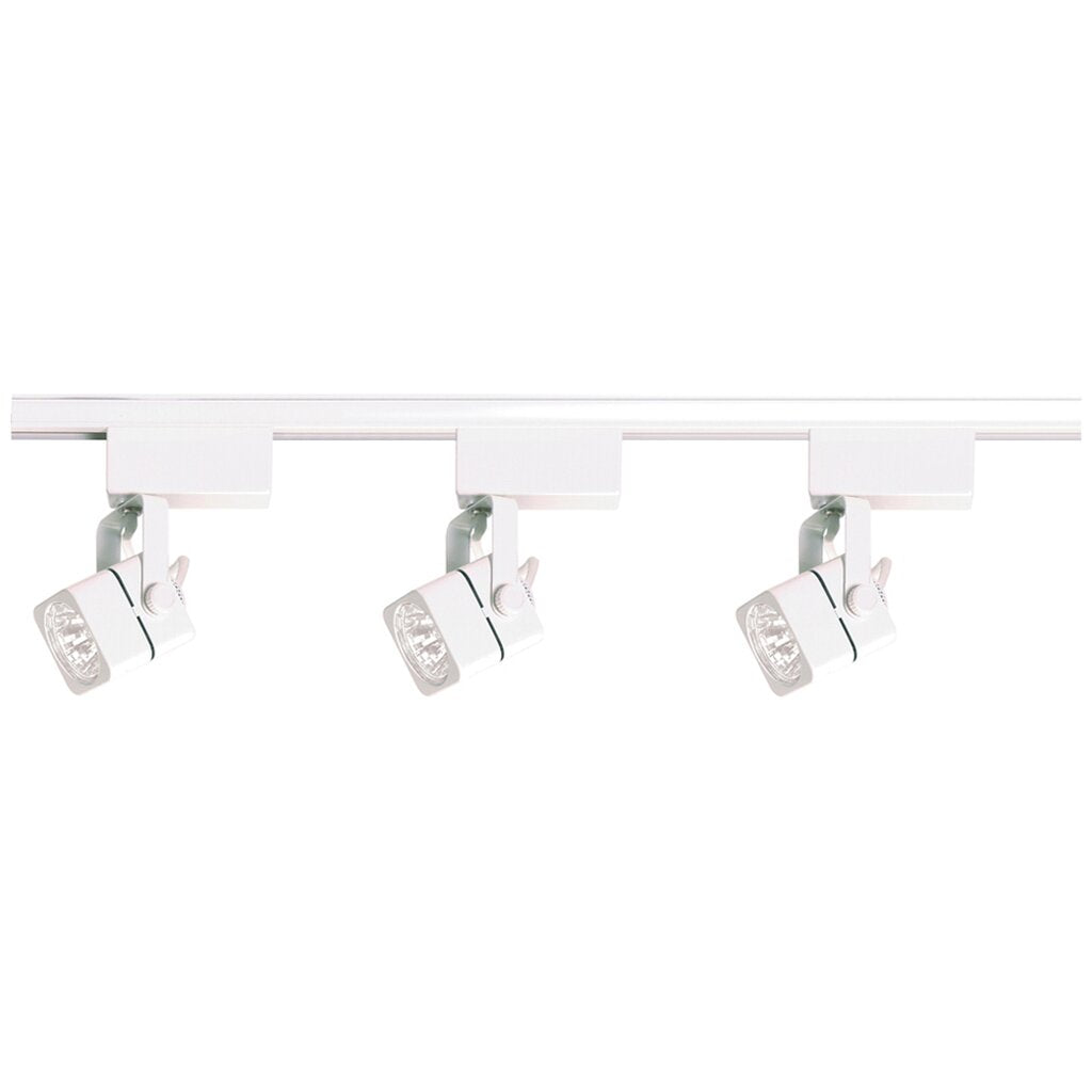 Satco TK310 Track Kit Fixture 3 Light - MR16 Square 4 foot Track Low