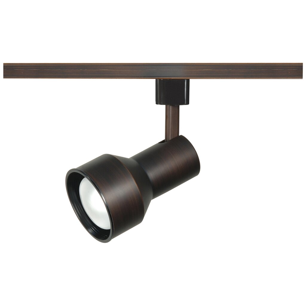 Satco TH341 Track Head Fixture 1 Light - R20 Step Cylinder Russet