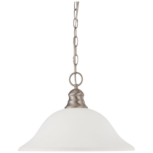 Satco 60-3258 Pendant Fixture 1 Light; 16 in.; with Frosted White