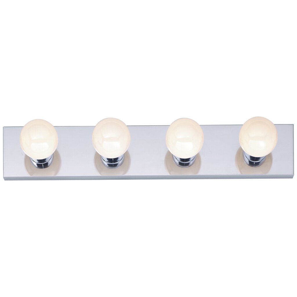 Satco 77/193 Fixture 4 Light - 24 Vanity Strip Polished Chrome Bath