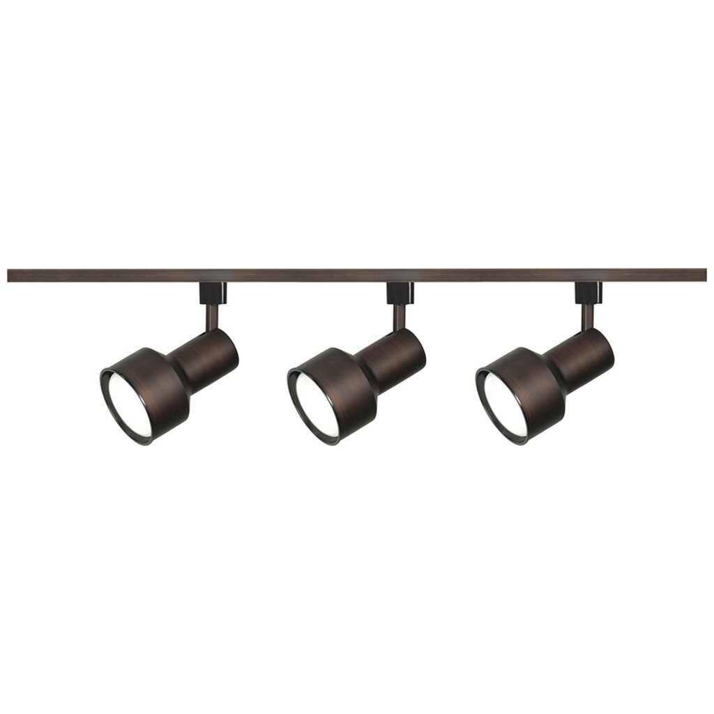 Satco TK361 Track Kit Fixture 3 Light - R30 Step Cylinder 4 foot Track