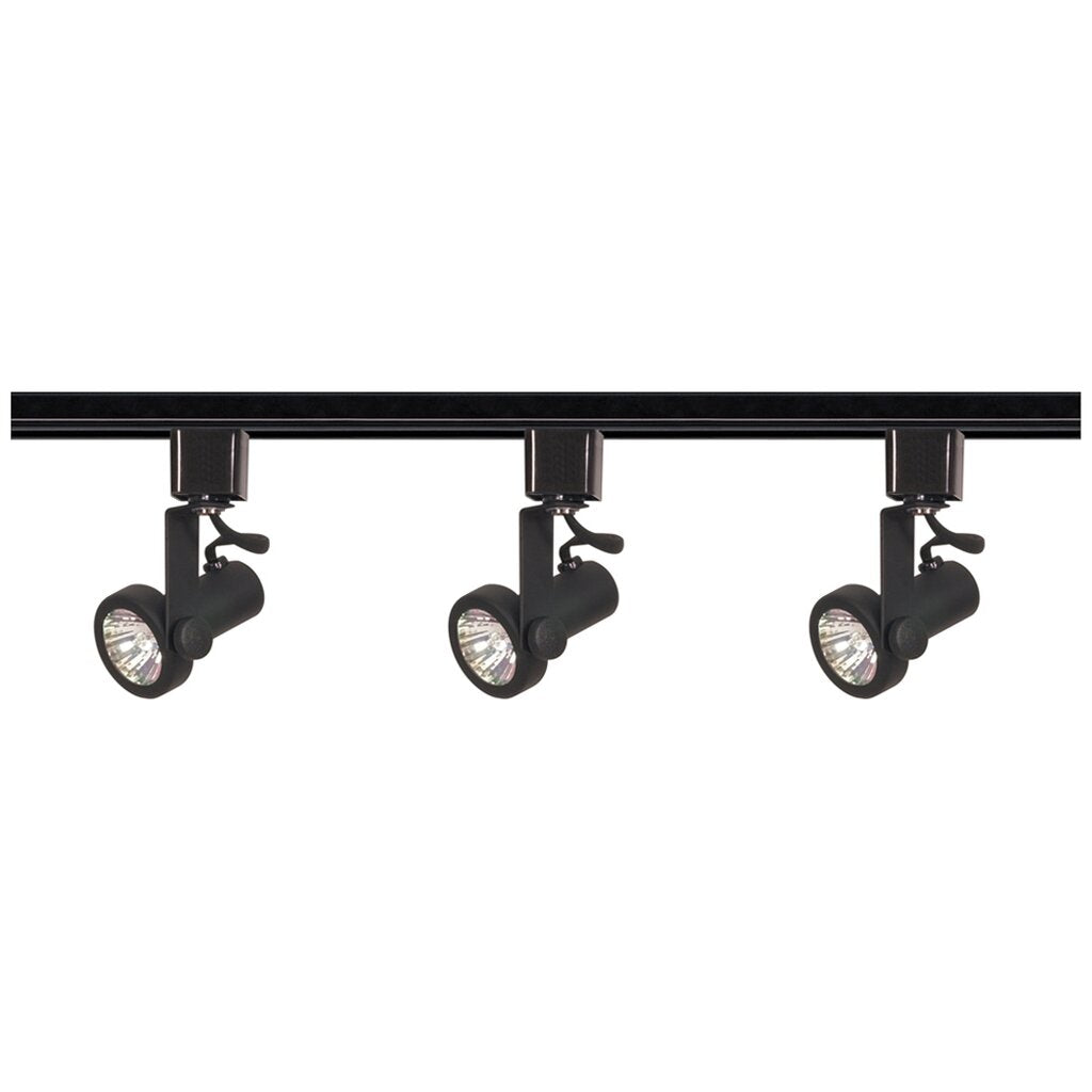 Satco TK352 Track Kit Fixture 3 Light - MR16 Gimbal Ring 4 foot Track