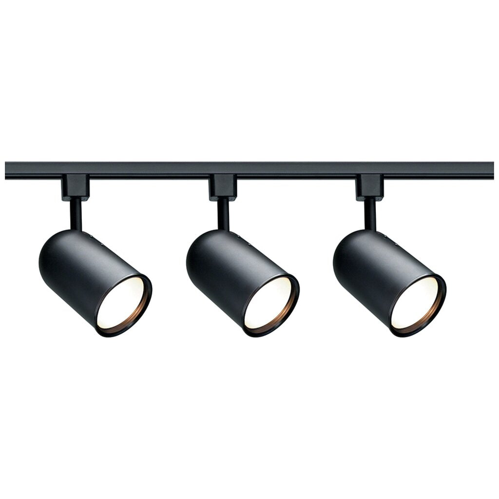 Satco TK323 Track Kit Fixture 3 Light - R30 Bullet Cylinder 4 foot