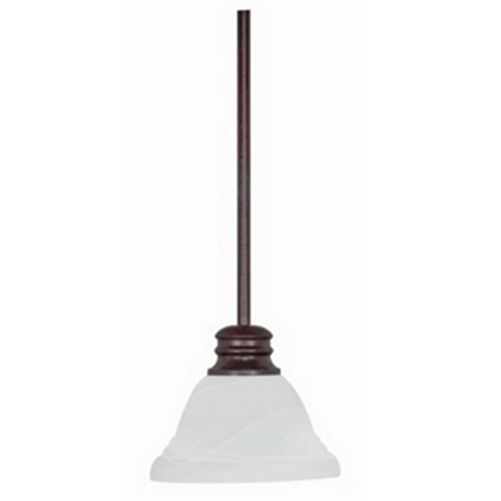 Satco 60-366 Mini Pendant Fixture Empire; 1 Light; 7 in.; with Hang