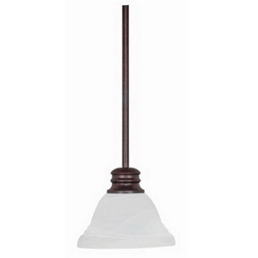 Satco 60-366 Mini Pendant Fixture Empire; 1 Light; 7 in.; with Hang