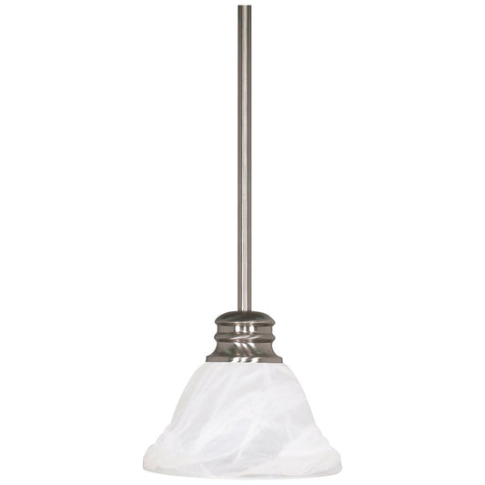 Satco 60-365 Mini Pendant Fixture Empire; 1 Light; 7 in.; with Hang