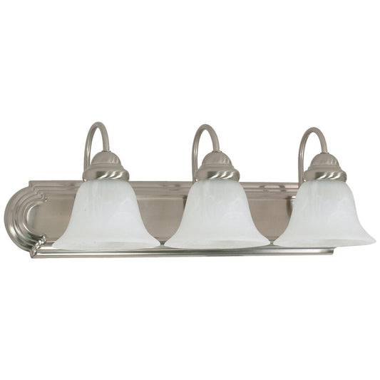 Satco 60-321 Vanity Fixture Ballerina; 3 Light; 24 in.; with Alabaster