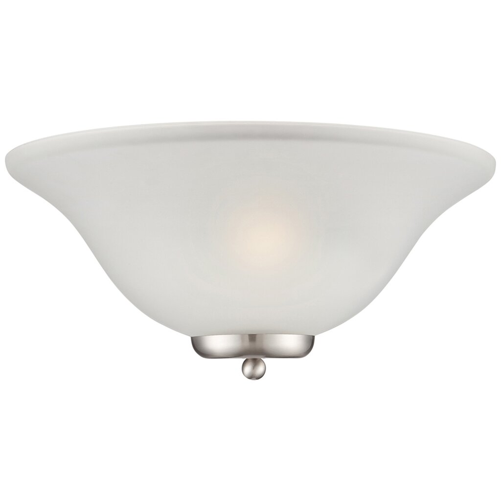 Satco 60-5382 Sconce Fixture Ballerina; 1 Light; Wall Brushed Nickel