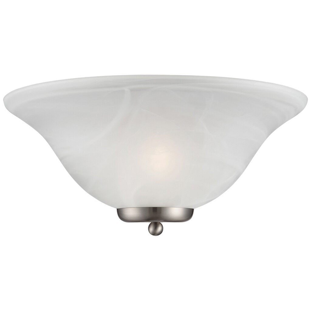 Satco 60-5381 Sconce Fixture Ballerina; 1 Light; Wall Brushed Nickel