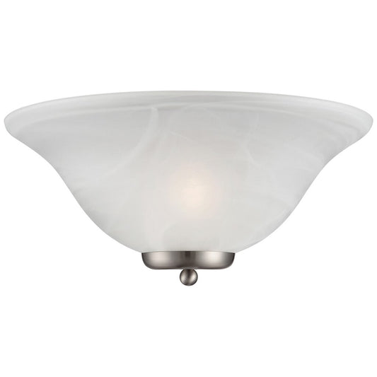 Satco 60-5381 Sconce Fixture Ballerina; 1 Light; Wall Brushed Nickel