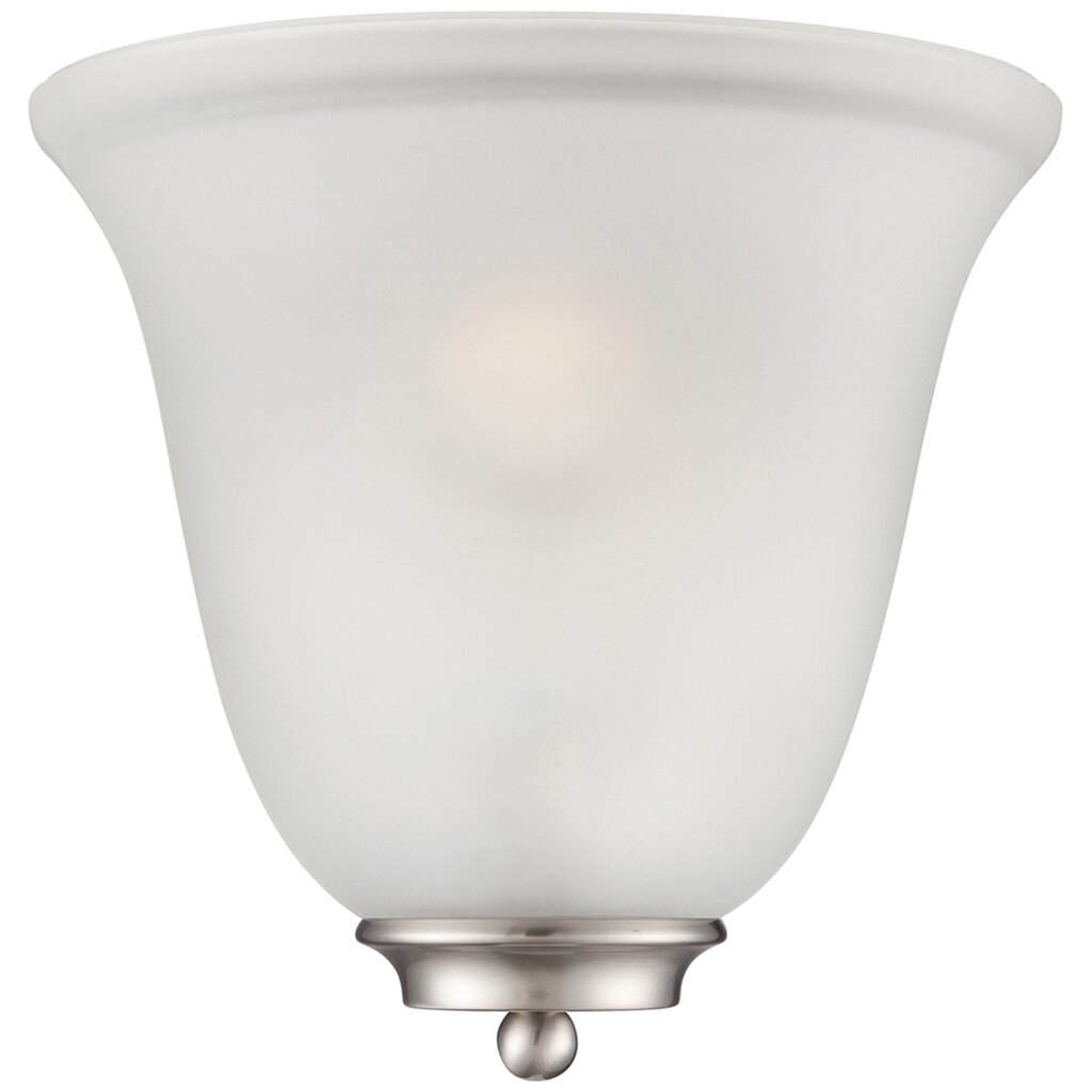 Satco 60-5377 Sconce Fixture Empire; 1 Light; Wall Brushed Nickel with