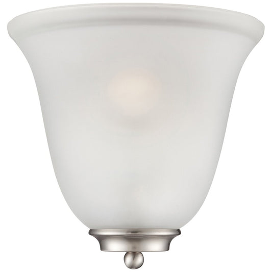 Satco 60-5377 Sconce Fixture Empire; 1 Light; Wall Brushed Nickel with
