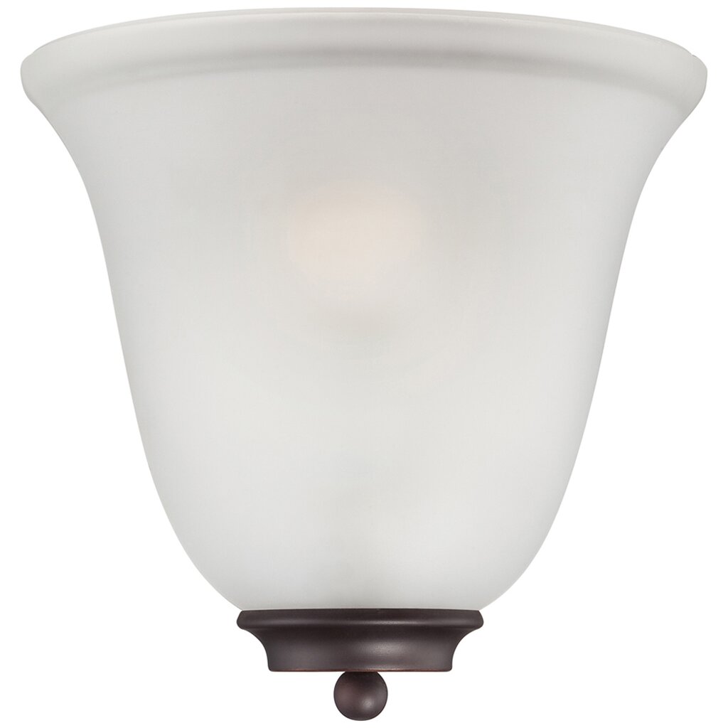 Satco 60-5375 Sconce Fixture Empire; 1 Light; Wall Mahogany Bronze