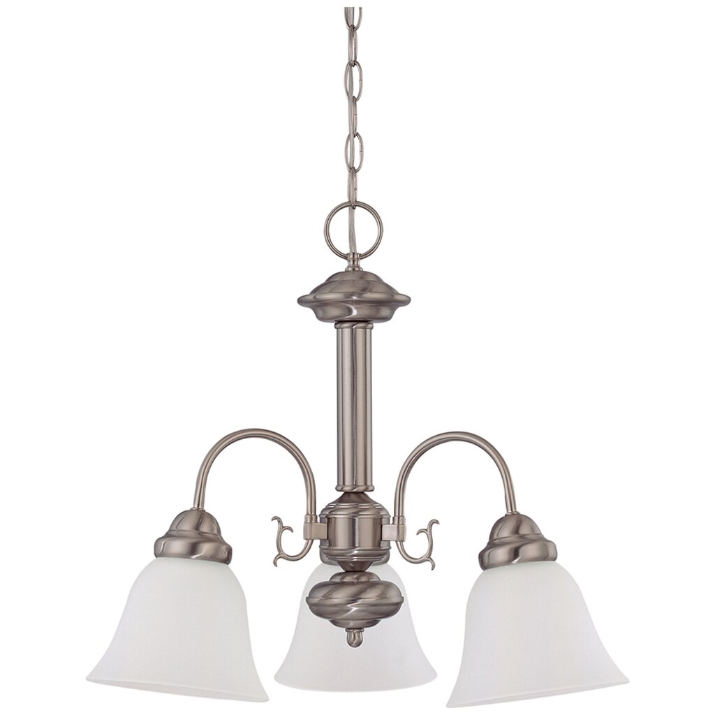 Satco 60-3241 Chandelier Fixture Ballerina; 3 Light; 20 in.; with
