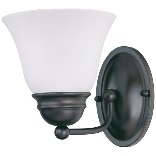 Satco 60-3165 Vanity Fixture Empire; 1 Light; 7 in.; with Frosted