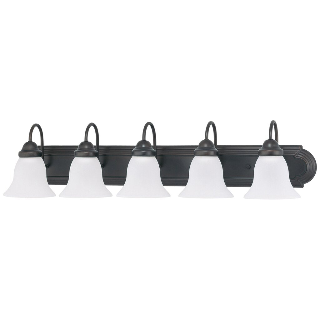 Satco 60-3164 Vanity Fixture Ballerina; 5 Light; 36 in.; with Frosted