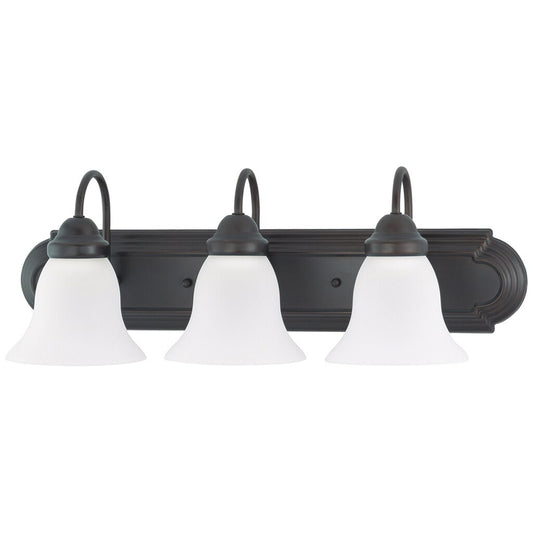 Satco 60-3162 Vanity Fixture Ballerina; 3 Light; 24 in.; with Frosted