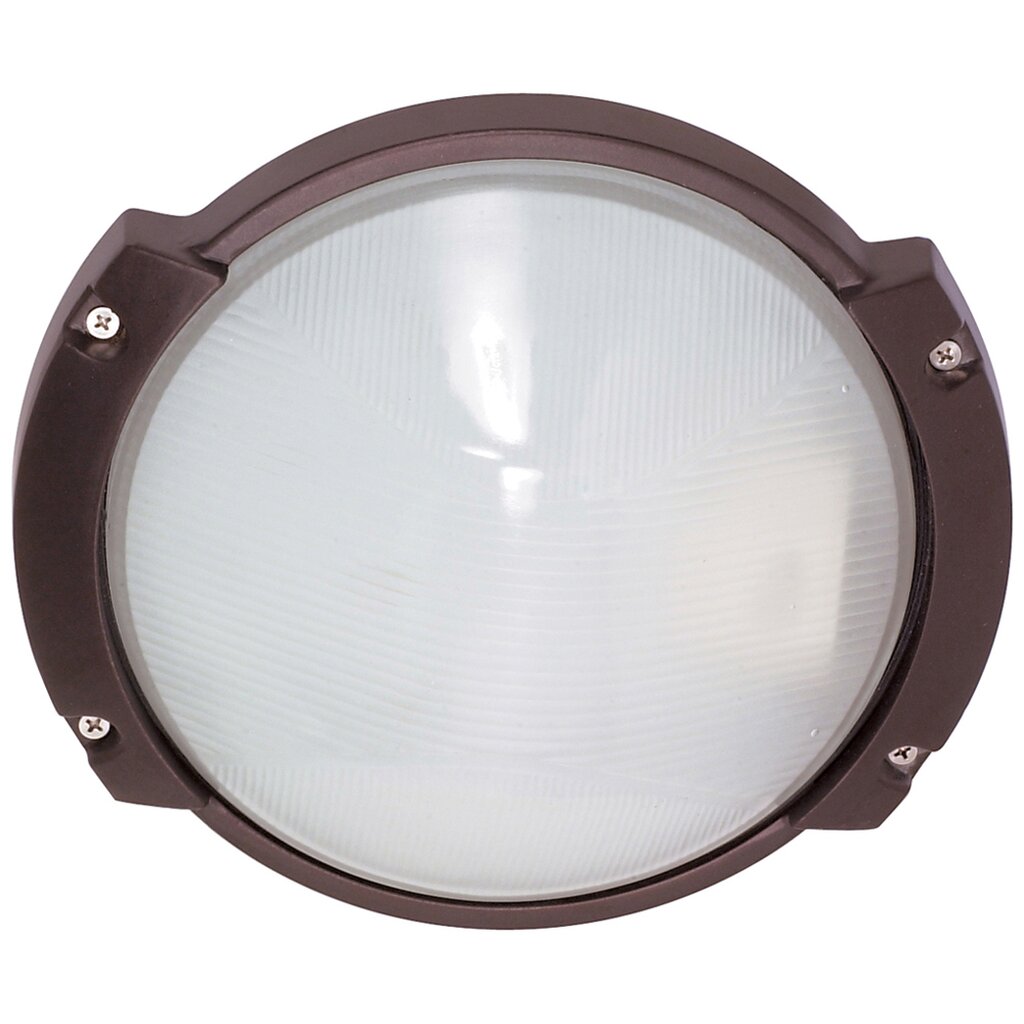 Satco 60-517 Bulk Head Fixture 1 Light; 11 in.; Oblong Round Die Cast