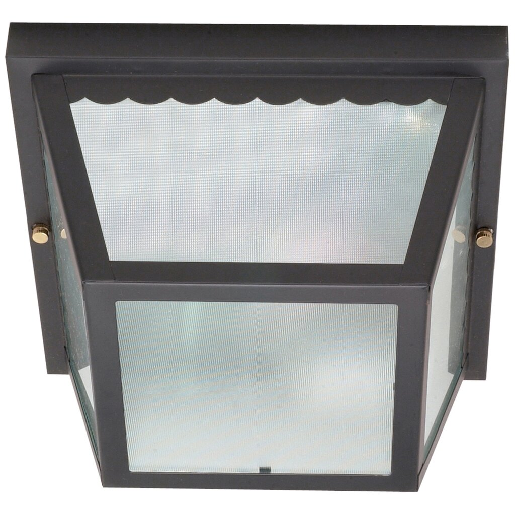 Satco 60-473 Flush Mount Fixture 2 Light; 10 in.; Carport with