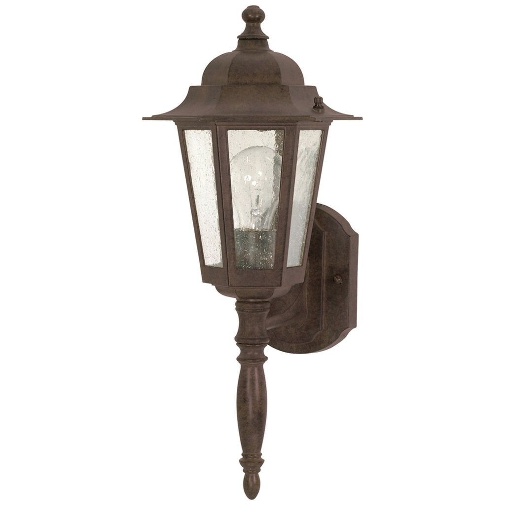 Satco 60-986 Wall Lantern Fixture Cornerstone; 1 Light; 18 in.; with