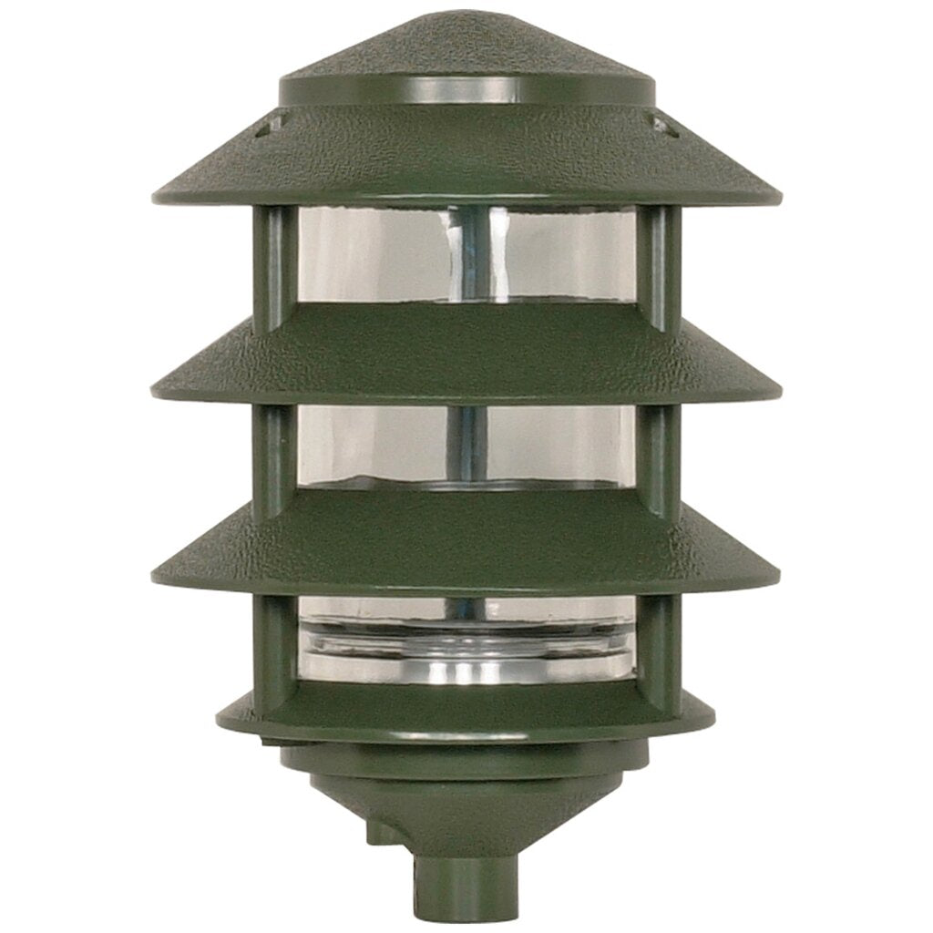 Satco 77/324 Fixture 4 TIER GARDEN LIGHT GREEN - Green