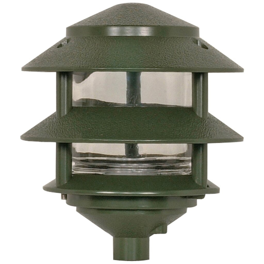 Satco 77/323 Fixture 3 TIER GARDEN LIGHT GREEN - Green