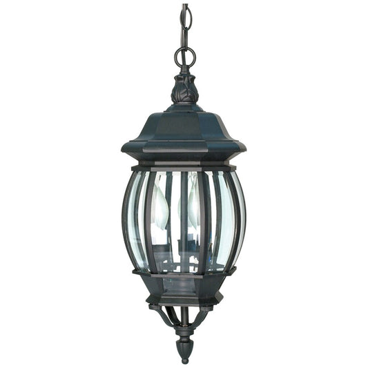 Satco 60-896 Hanging Lantern Fixture Central Park; 3 Light; 20 in.;