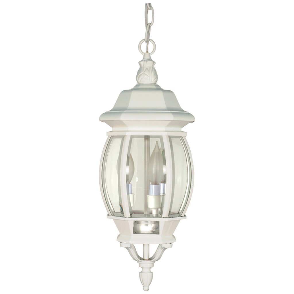 Satco 60-894 Hanging Lantern Fixture Central Park; 3 Light; 20 in.;