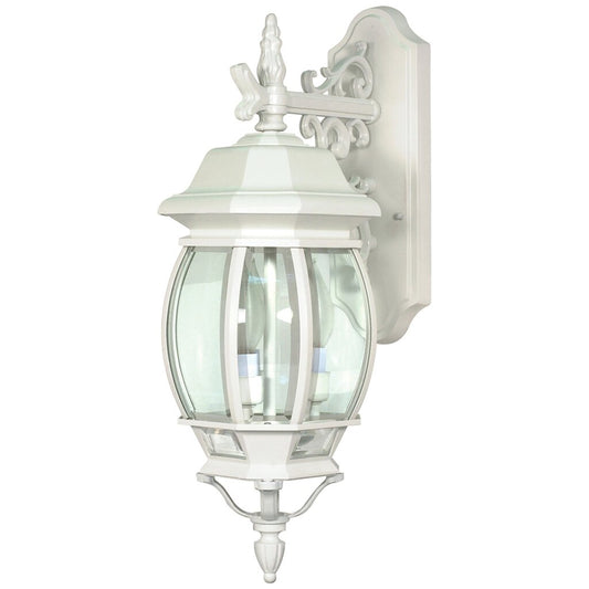Satco 60-891 Wall Lantern Fixture Central Park; 3 Light; 22 in.; with