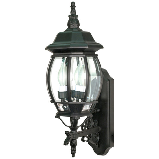 Satco 60-890 Wall Lantern Fixture Central Park; 3 Light; 22 in.; with