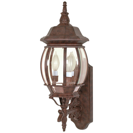Satco 60-889 Wall Lantern Fixture Central Park; 3 Light; 22 in.; with