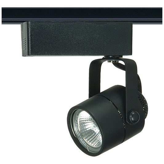 Satco TH235 Track Head Fixture 1 Light - MR16 12V Round Black Finish