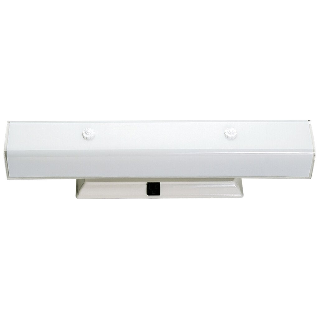 Satco 77/991 Fixture 4 Light - 24 Vanity w/White U Channel Glass